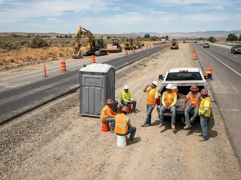 highway-road-construction-crew-007 — frequently asked questions, Porta Potty and Restroom Rentals in Pimlico, SC